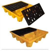 Palet de contenció de vessaments de bidons