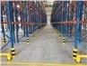 Sistemes de protecció de prestatgeries HDPE Protector de bastidors de plàstic Protector de muntants de prestatgeries